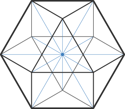 A cuboctahedron