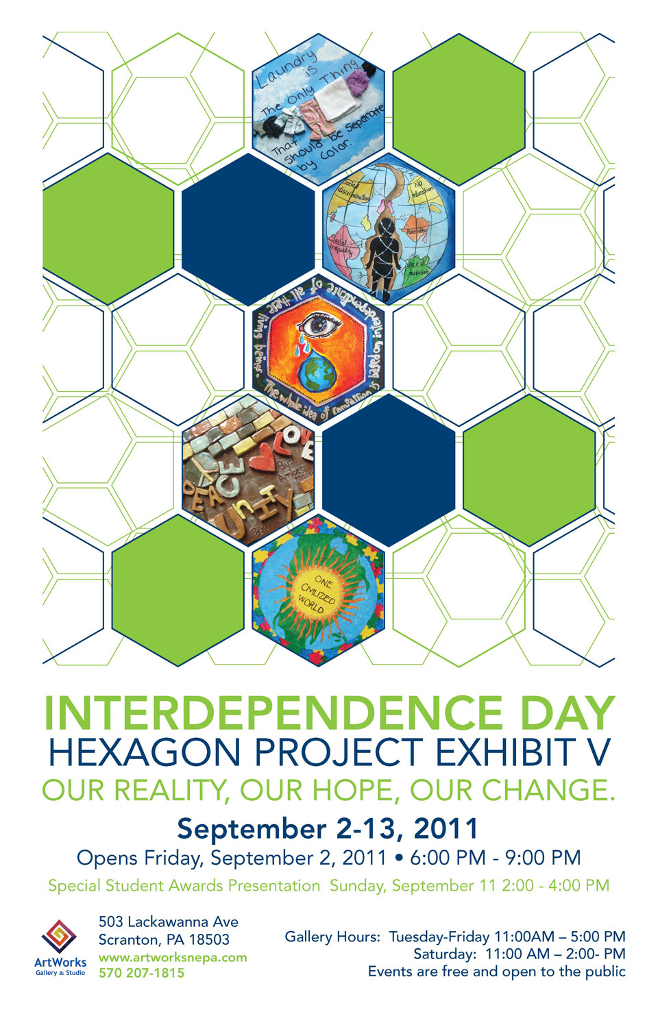 Hexagon Project 2011 poster